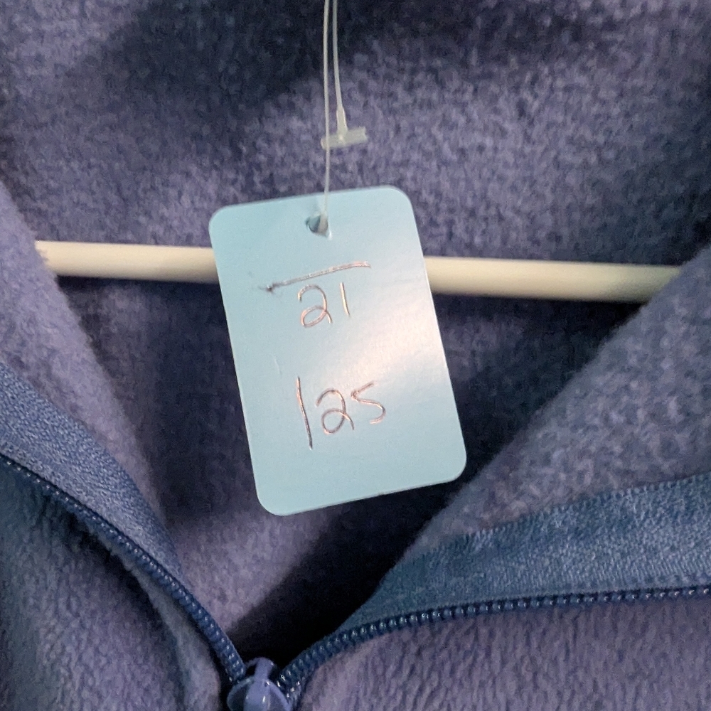 Columbia Blue/Purple Fleece Pullover Sz XL - Picture 4 of 6